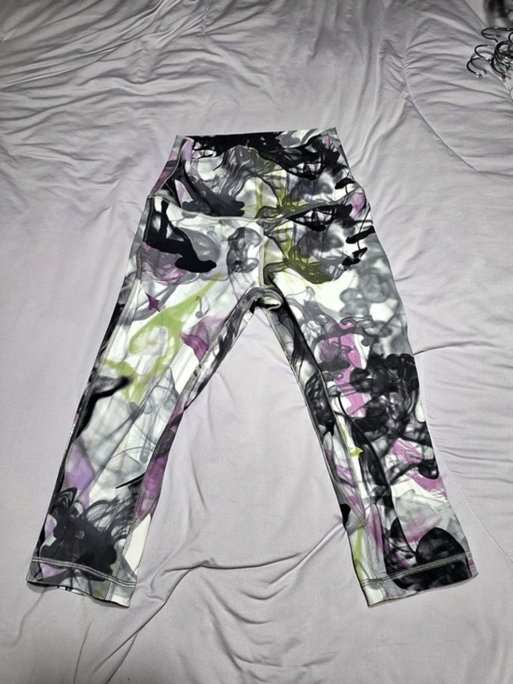 lululemon Align High-Rise Crop 23" Leggings Gray & Black Size 6